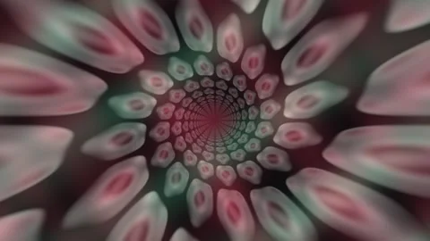 Swirling patterns of color create a tunnel effect Stock Footage 339322854