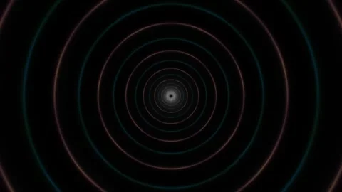 Swirling patterns create a hypnotic effect in dark Stock Footage 337968007