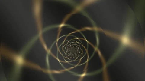 Swirling patterns create a tunnel effect in dark background Stock Footage 339372739