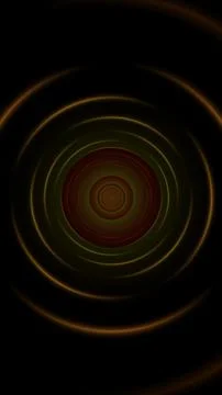 Swirling patterns create a tunnel effect with warm colors イラスト素材