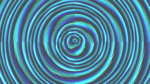 Swirling patterns create a unique visual experience in blue tones Stock Illustration