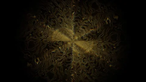 Swirling patterns in dark background create dynamic texture Stock Footage 339867552
