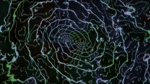 Swirling patterns in dark tones with light elements Stock Footage 340023649