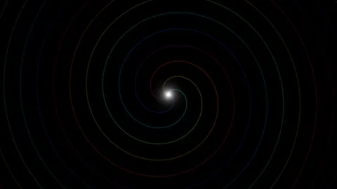 Swirling patterns of light and color create hypnotic Stock Footage 338008902