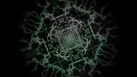Swirling patterns of light and dark in a circular motion Stock Footage 339965985