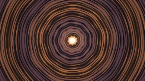 Swirling patterns of light in a circular tunnel shape Stock Footage 339349360