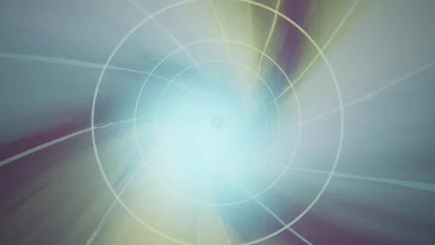 Swirling patterns of light create a dynamic visual effect Stock-Footage 337410767