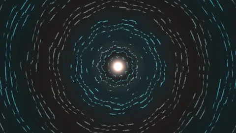 Swirling patterns with light effects in dark background Stock Footage 339490050