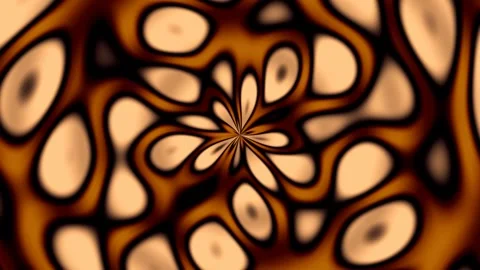 Swirling patterns in orange and brown colors create a 库存影片 340354074