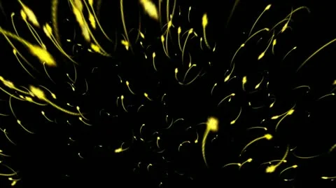 Swirling polliwogs Stock Footage 14816602