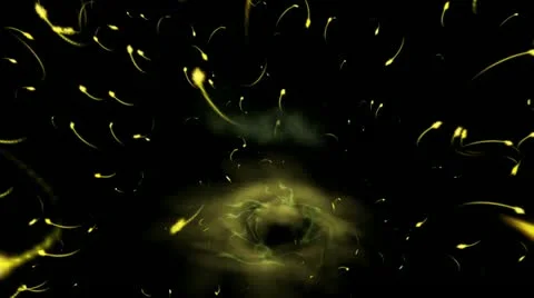 Swirling polliwogs Stock Footage 14817172