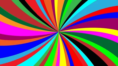Swirling radial pattern background bold color Stock Footage 165140173