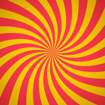 Swirling radial pattern background. Vector illustration Stockillustratie