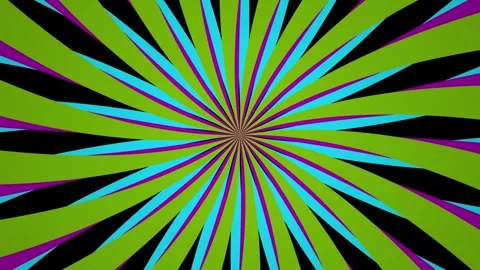 Swirling radial pattern with dynamic circular motion for abstract artistic Stock Footage 346514489