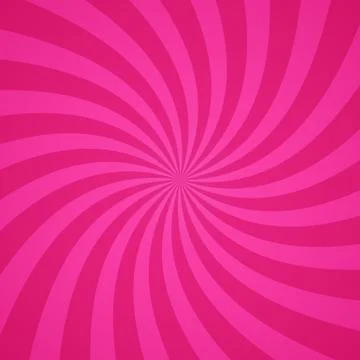 Swirling radial pink pattern background. Vector illustration Illustrazione stock