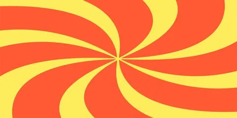 Swirling radial rays space background pop art candy lollipop vortex sun rays Stock Illustration