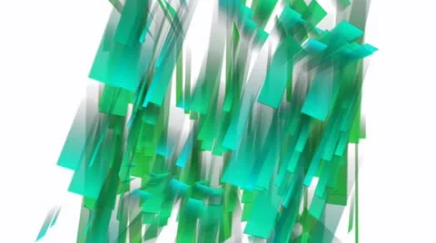 Swirling rectangular sheets Stock Footage 20503181