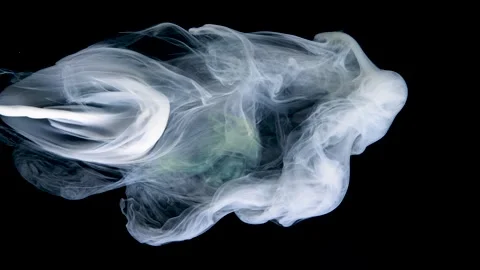 Swirling smoke creates captivating patterns under subtle lighting. Stock Footage 274138067