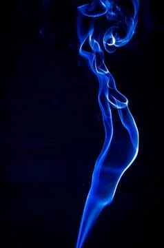 Swirling smoke Stock Photos