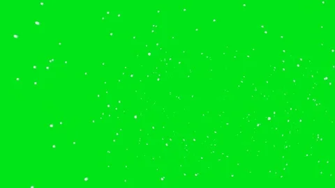 Swirling Snow Particles on Green Screen Chroma Key Video stock 336960811