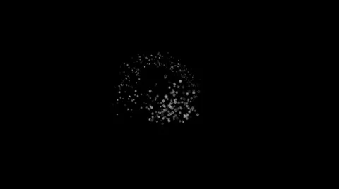 Swirling Snowflakes Stock Footage 32752364