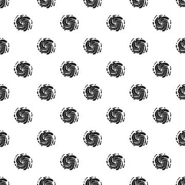 Swirling spiral storm pattern on white background Stock Illustration