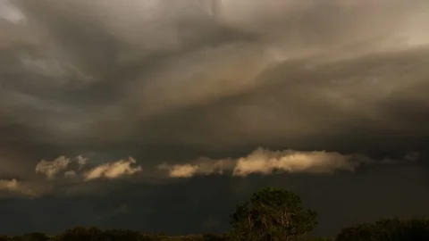 Swirling Storm Clouds Time Lapse (2160p 29.97) Stock Footage 93962467