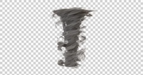  a swirling tornado vortex isolated Stock Photos