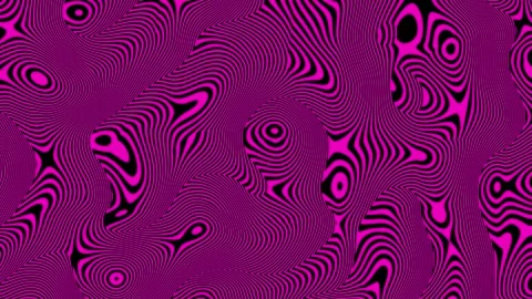 Swirling trippy lines animation visual effects with hypnotic psychedelic Stock Footage 323196806
