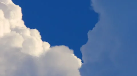 Swirling white clouds Stock Footage 40675202