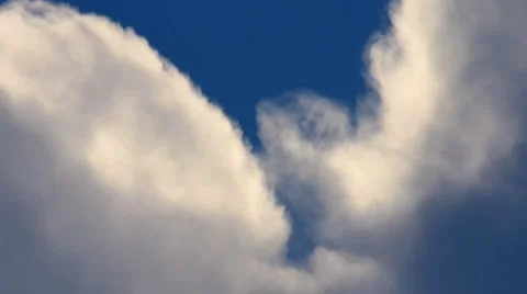 Swirling white clouds Stock Footage 40675206