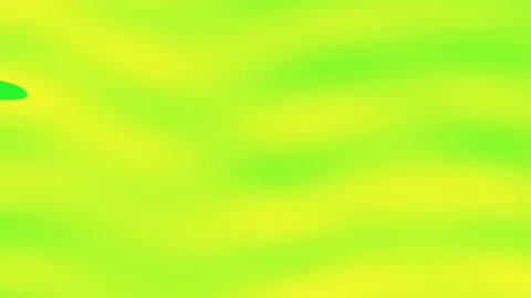 Swirling yellow and green patterns with two green ovals on the left Stock Footage 329008347