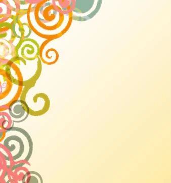 Swirls background Stock Illustration