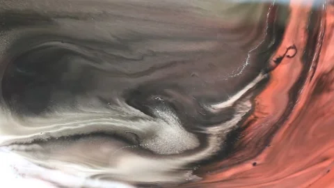 Swirls Of Effects Or The Ripples Of Texture With Red White and Black Stock Footage 205414593