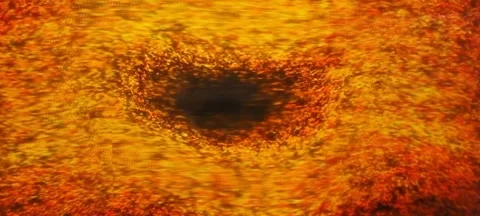 Swirls ,Liquid texture. Fluid art. orange Design Background Marbling Video. 3D Stock Footage 153608796
