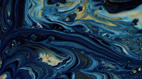 Swirls of marble. Liquid marble texture. Marble ink colorful. Fluid art. Stock Footage