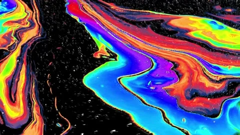 Swirls of marble. Liquid marble texture. Marble ink colorful. Stock Footage 240276305