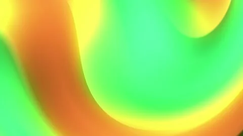 Swirls of wave. Liquid texture yellow, green. dual ink colorful. Stock Footage 221605317