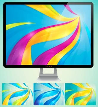 Swirly abstract background Stock Illustration