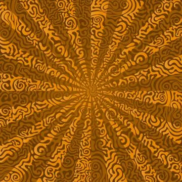 Swirly burst Illustration
