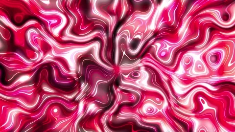 Swirly lines are changing colors. Seamless VJ loop video Stock Footage 186231105
