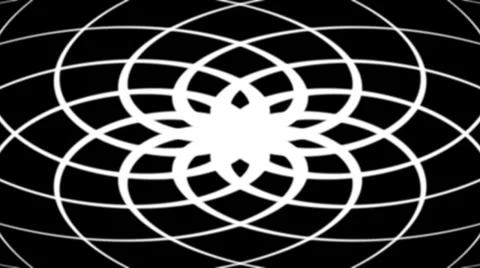 Swirly Mandala 1 alpha Video stock 34227720