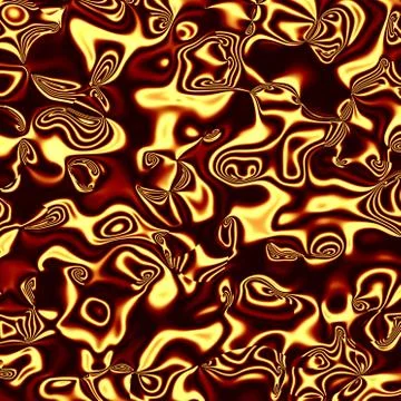 Swirly psychedelic matter. Full frame image. Liquid flow render. Wet coloring Stock Illustration