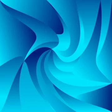 Swirly, spirally colorful background. Triangular shapes with distortion effec Stock Illustration