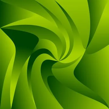 Swirly, spirally colorful background. Triangular shapes with distortion effec Stock Illustration
