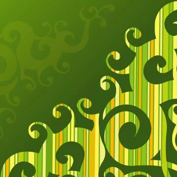 Swirly striped background 스톡 일러스트