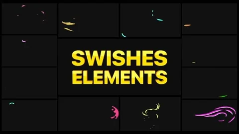 Swishes Elements | After Effects After Effects素材