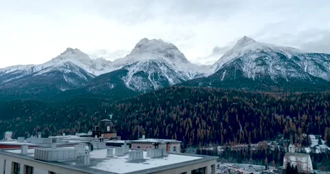 Swiss Alps Clouds Timelapse 4K Stock Footage 235550254