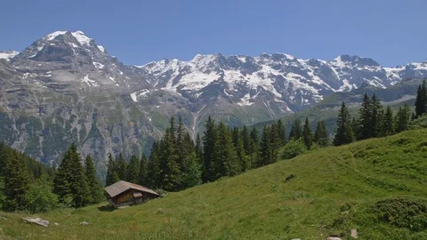 Swiss Alps landscape Stock-Footage 92336614