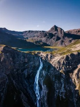 Swiss Alps Outdoors hiking Stock Photos